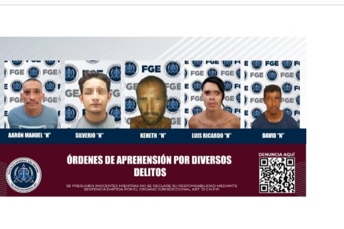 Capturan a varios prófugos en Mexicali y el valle
