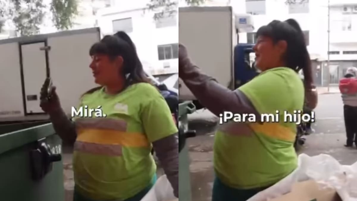 “¡Mira! Figuritas del Mundial para mi hijo”: trabajadora de la basura encuentra un lote de estampas del álbum del Mundial