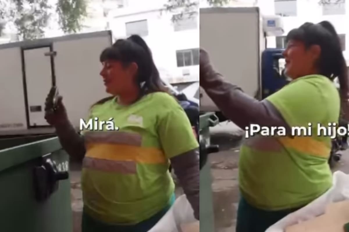 “¡Mira! Figuritas del Mundial para mi hijo”: trabajadora de la basura encuentra un lote de estampas del álbum del Mundial