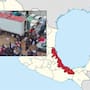 Rescatan a 264 migrantes dentro de tractocamión en Veracruz; operativo provoca cierre vial y despliegue de seguridad