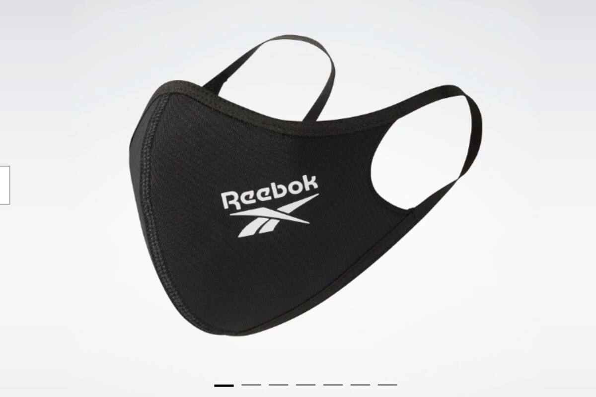 Reebok ofrece su propia línea de cubrebocas especializados