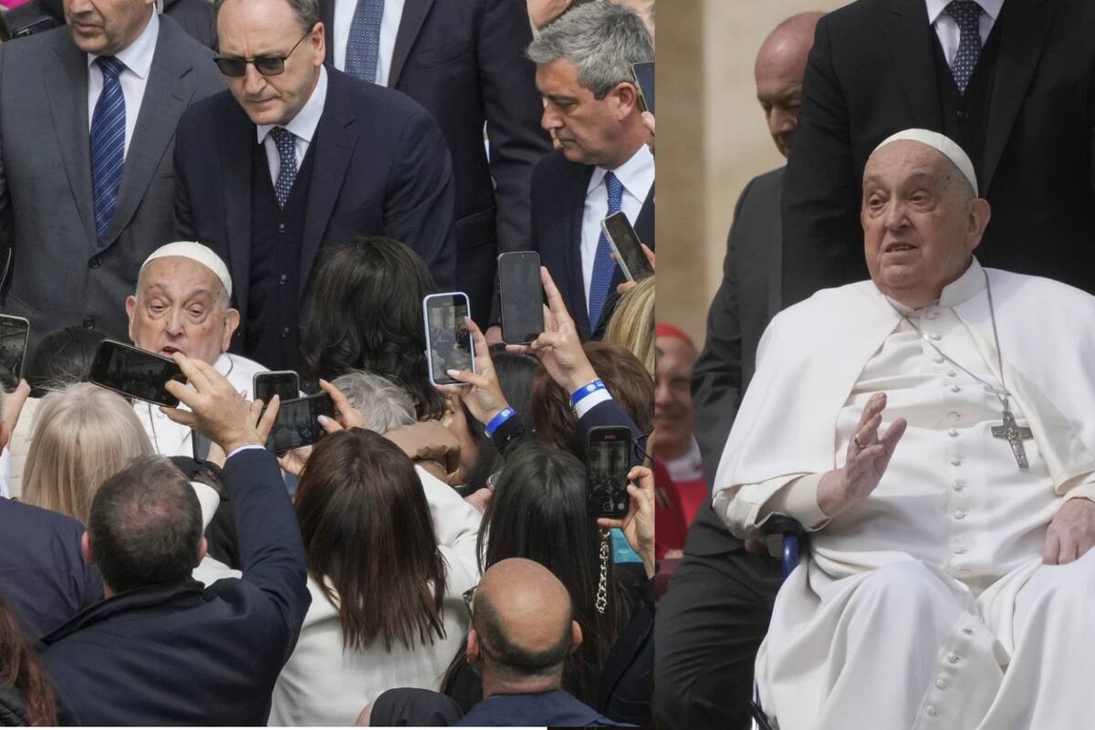 VIDEO: El Papa Francisco reaparece en la misa de este Domingo de Ramos