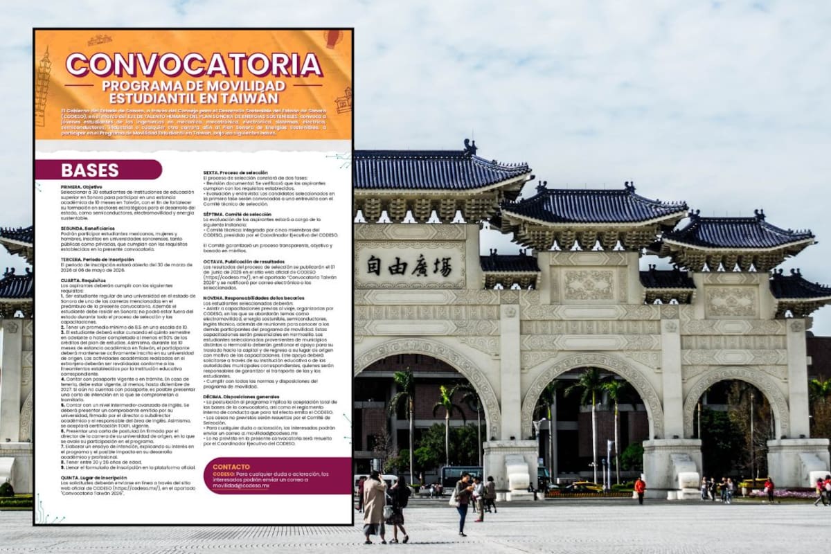 Lanzan convocatoria para la tercera generación de Movilidad Estudiantil en Taiwán