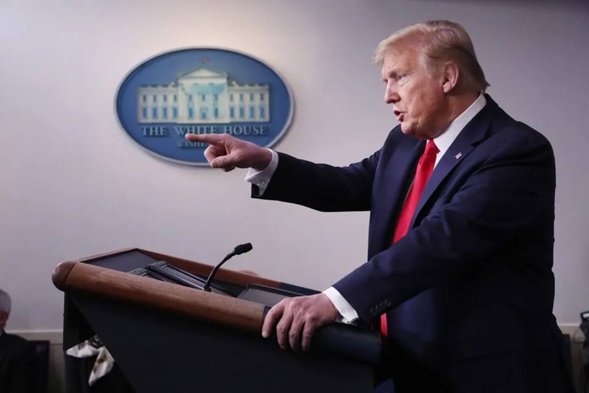 Donald Trump en la Casa Blanca. / EFE.