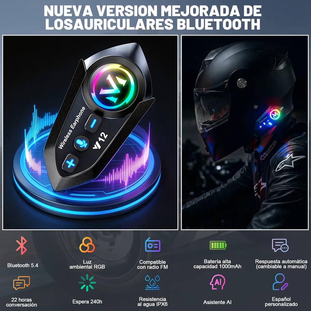 Casco de motocicleta abatible de la marca HDMSYD | Mercado Libre