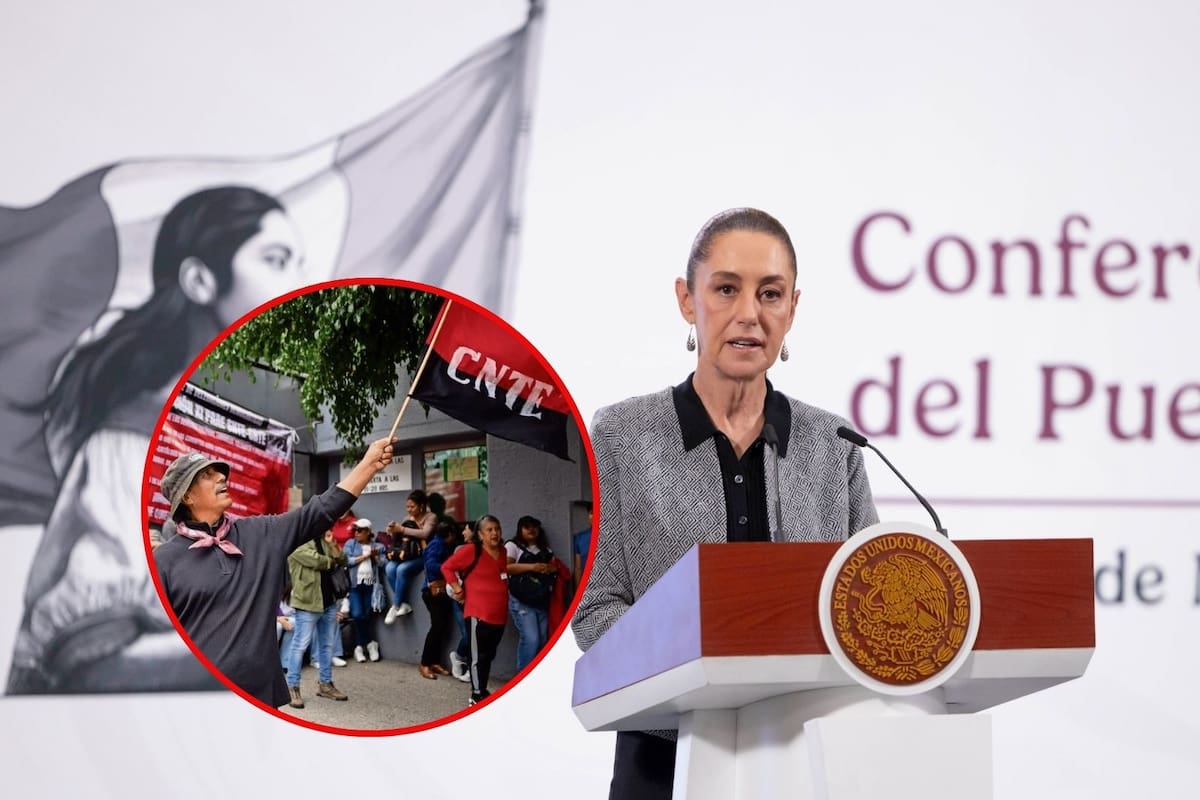 CNTE acepta mesa de negociación con Federación: Claudia Sheinbaum