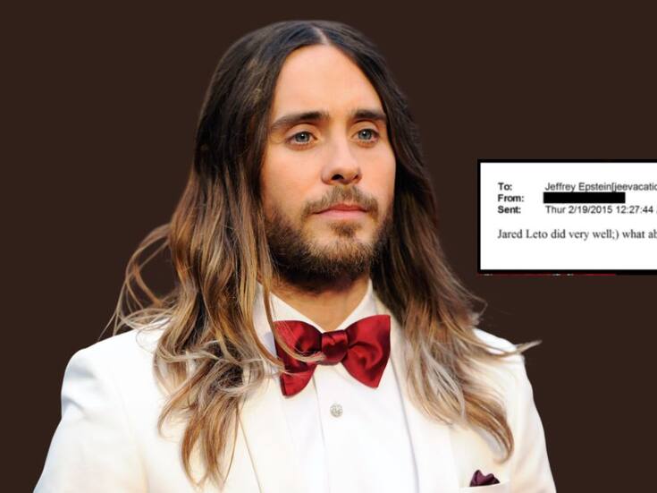 Se viraliza publicación que vincula a Jared Leto con archivos de Epstein; esto es lo que se sabe