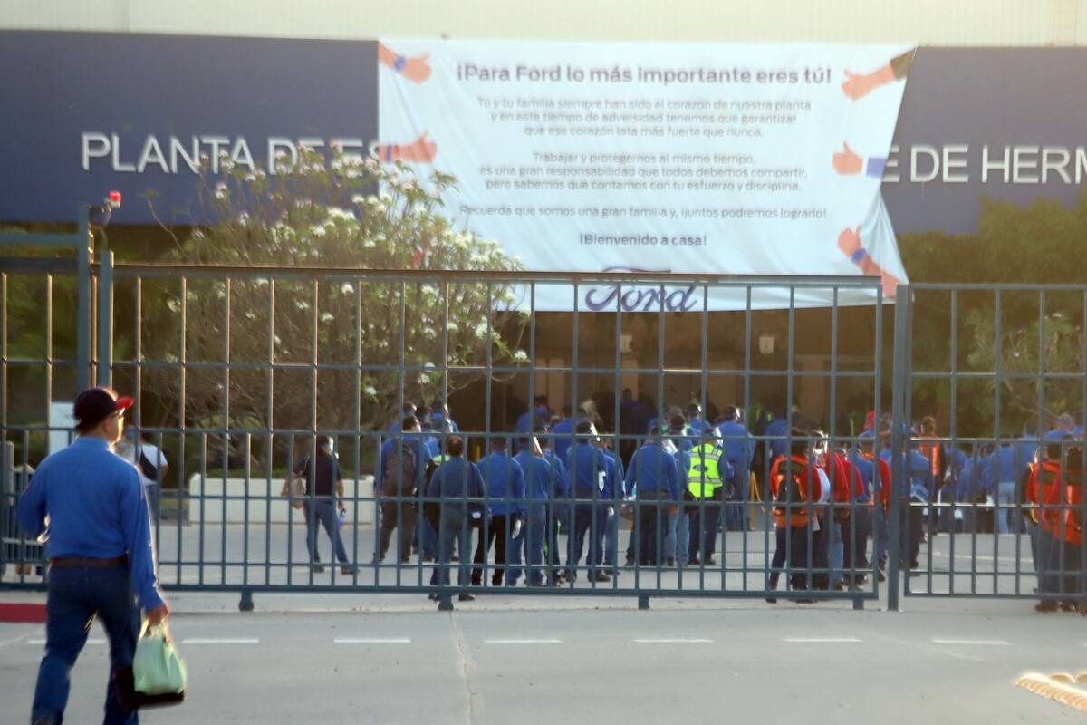 Incertidumbre en planta Ford Hermosillo por falta de materiales y semiconductores