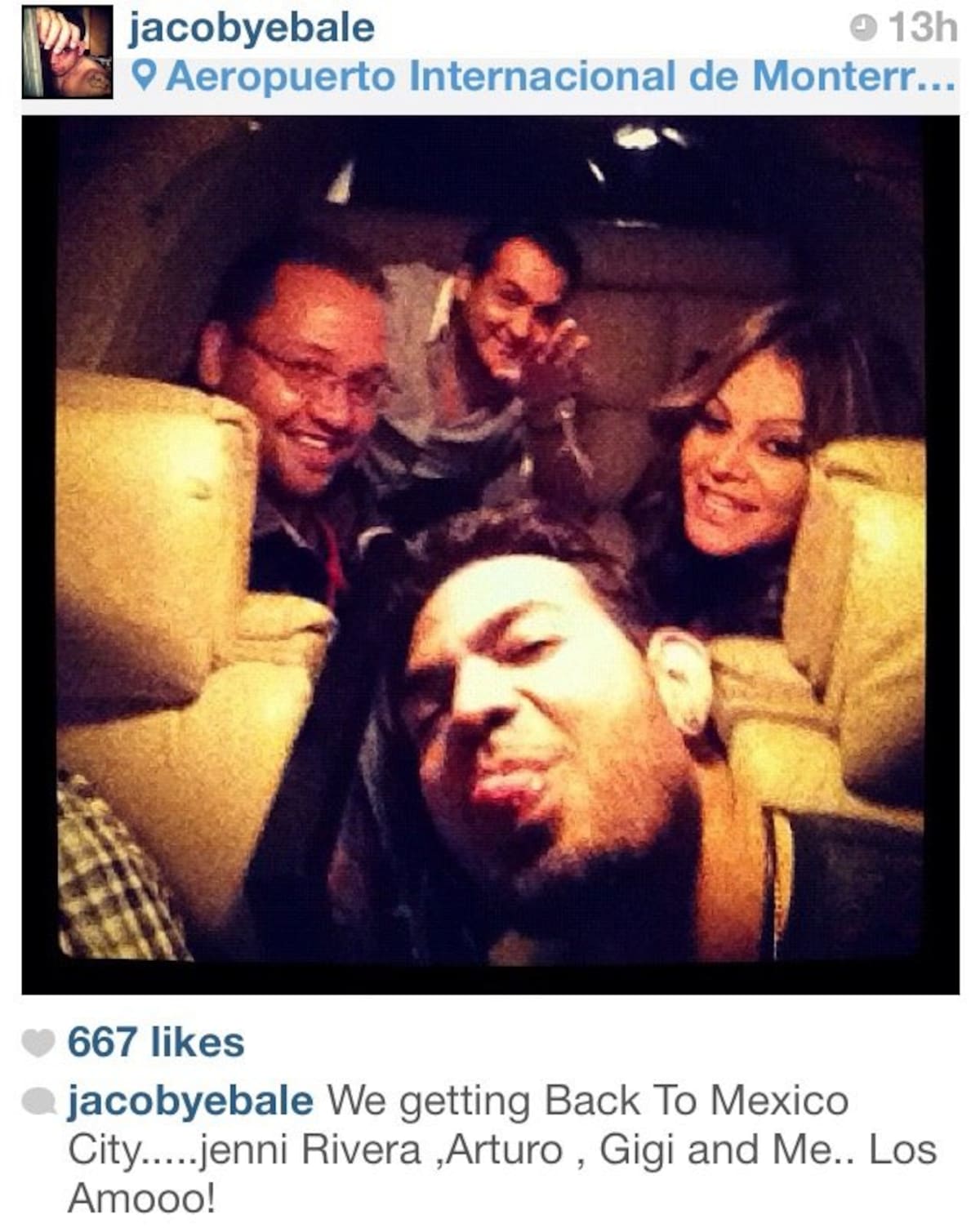 Jenni Rivera | Foto: Especial X (@wijors)