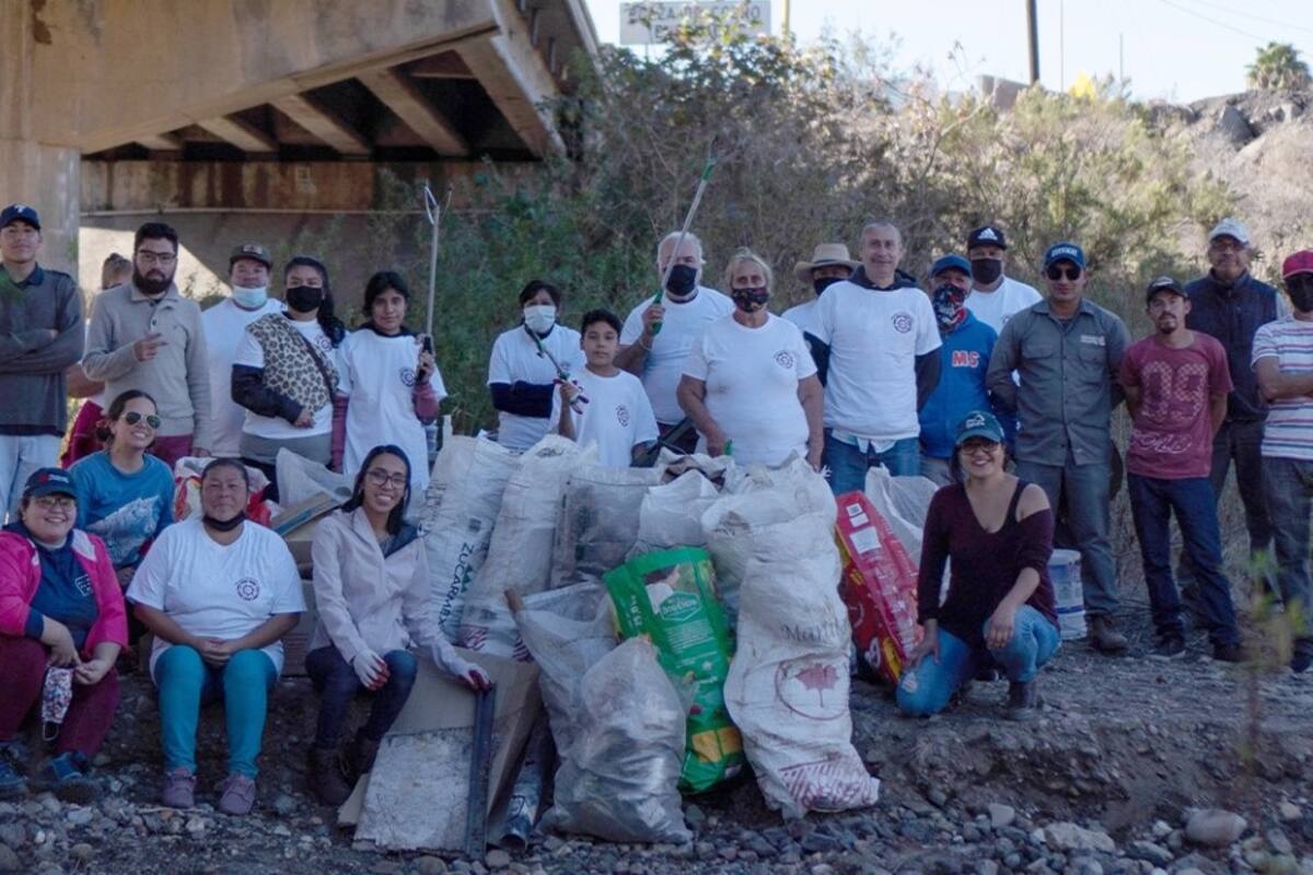 Recolectan casi una tonelada de basura en el Parque Estatal Arroyo San Miguel