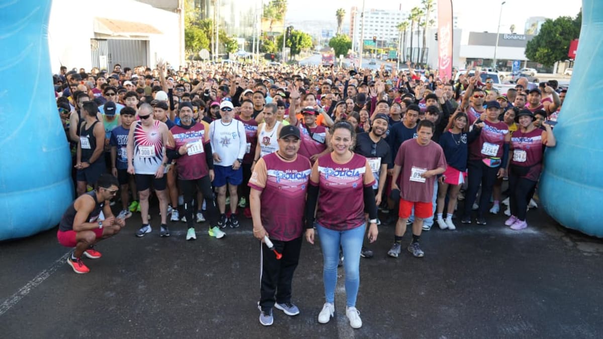 Más de 2 mil 200 corredores participaron en la tradicional carrera organizada por la SSPCM, un evento que desde hace más de una década promueve la cercanía entre la Policía Municipal y la comunidad. Foto: Cortesia