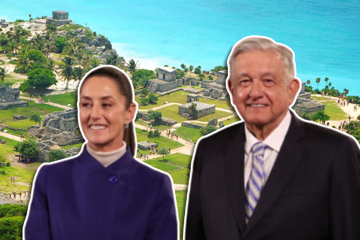 AMLO pide a Claudia Sheinbaum proteger la naturaleza del sureste mexicano durante inauguración en Tulum