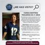 Se busca Yuridia Martínez Trigueros de 21 años de edad