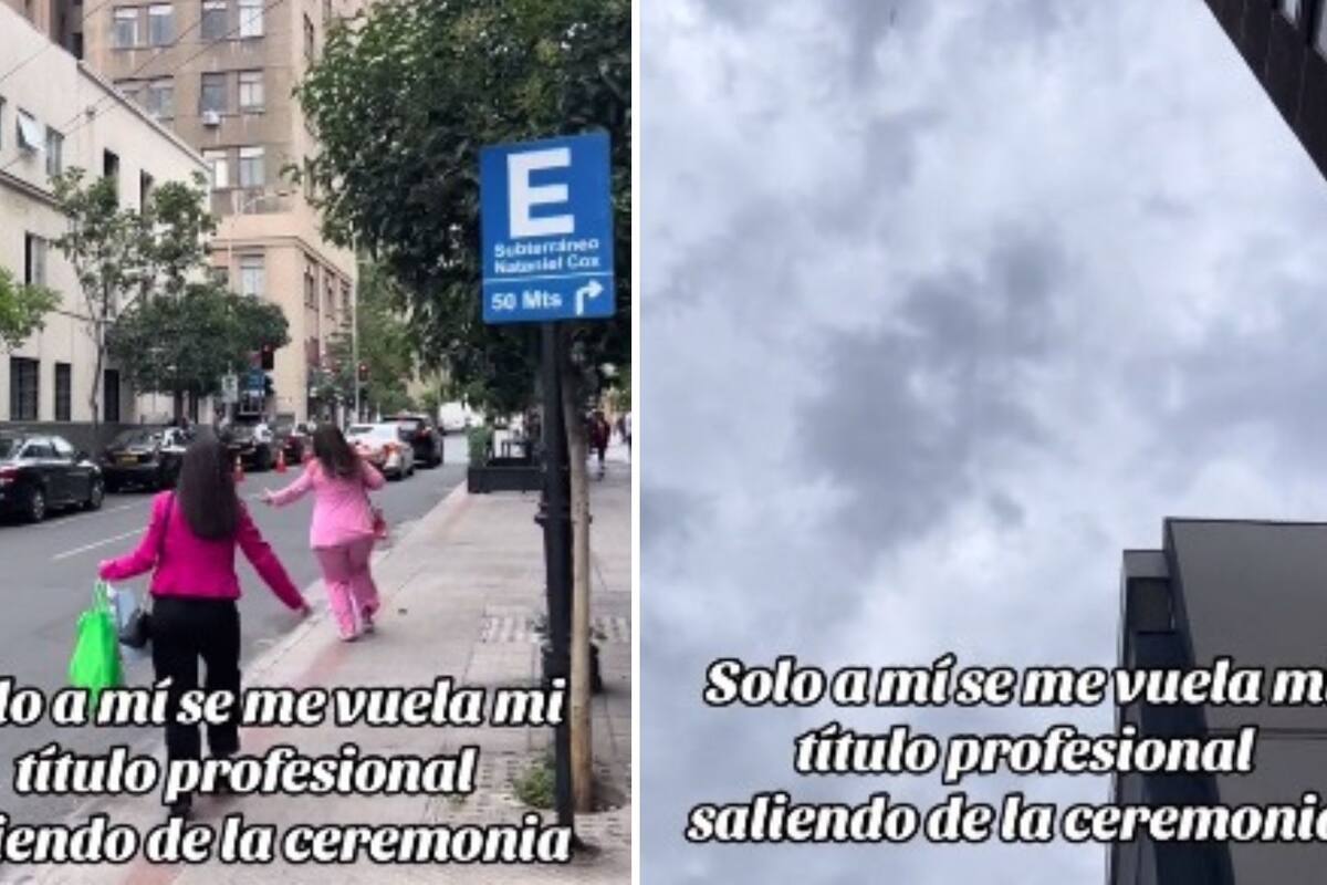 Joven muestra el momento en el que su título profesional sale volando tras ceremonia de graduación | Video