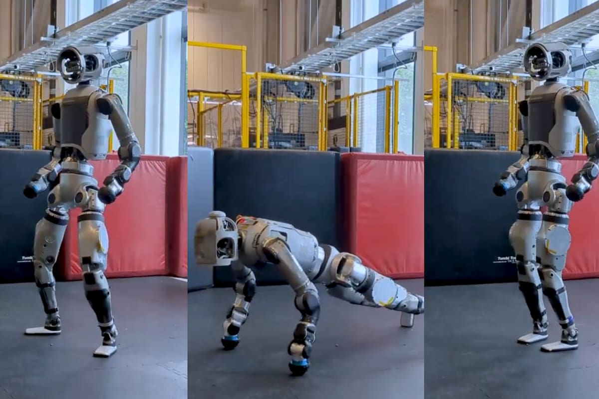 Atlas: El robot humanoide que hace ejercicio y será parte de la producción automotriz