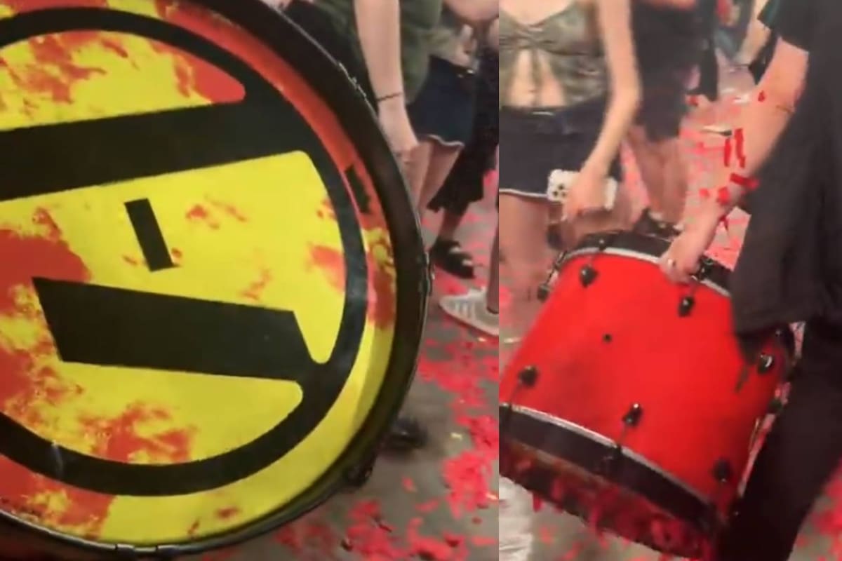 Fan se roba tambor de Twenty One Pilots tras concierto