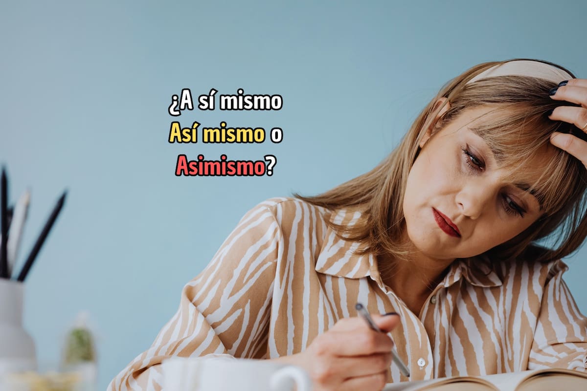¿“A sí mismo”, “así mismo” o “asimismo”? La RAE explicó cuál es la forma correcta y definitiva de usar estas palabras sin confundirte
