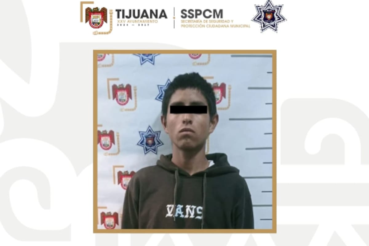 Detienen nuevamente a hombre por robo con violencia en Playas de Tijuana