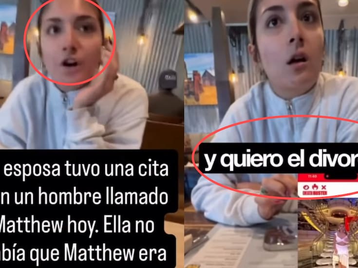 “Solo vine aquí a arruinar tu cita de Tinder”: mujer cree que tendrá una cita con un hombre que conoció en una aplicación, pero llega su esposo a confrontarla