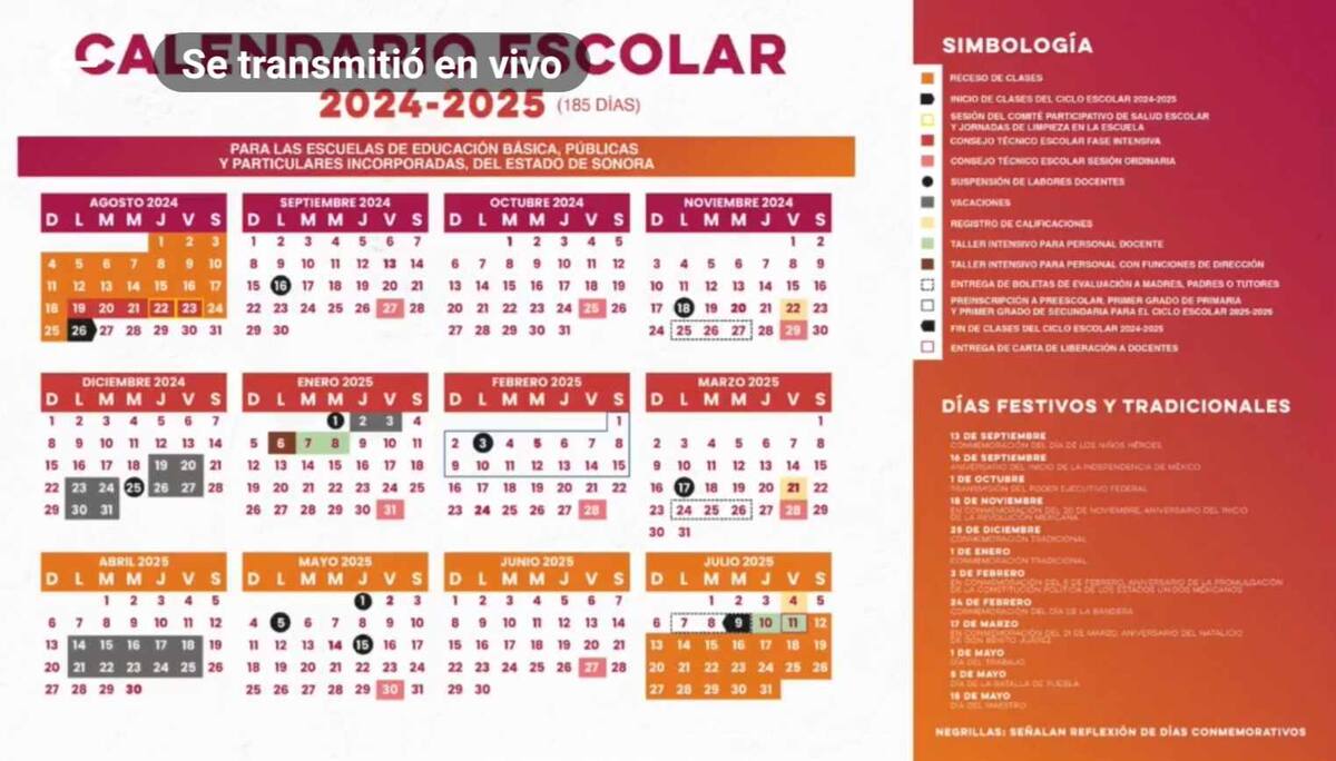 Será el 26 de agosto del año en curso el primer día de clases del próximo ciclo / Foto: SEC Sonora