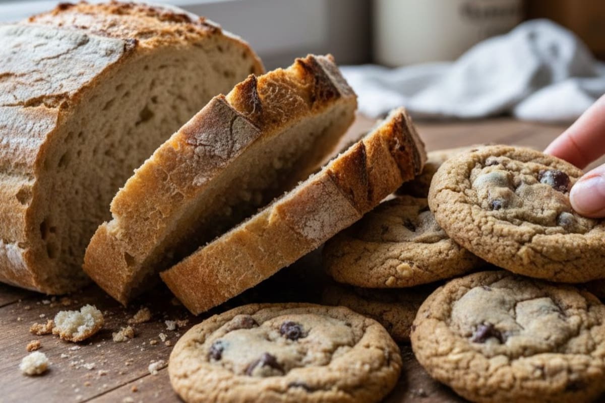 El misterio de la cocina: ¿por qué con el tiempo el pan se pone duro mientras las galletas se hacen blandas?