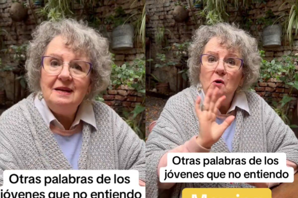 Abuela se cuestiona tres palabras que no comprende de los jóvenes; POV, Mewing y hype