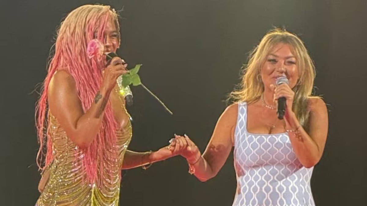 Karol G y Amaia Montero se unen para cantar "Rosas" en Madrid / Foto: Especial