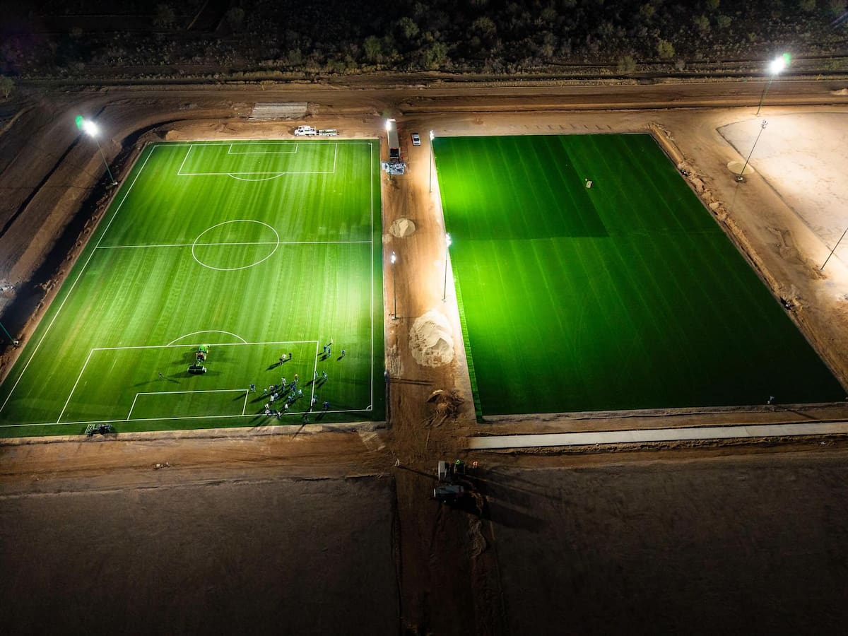 El Cárcamo Norte contempla espacios deportivos y recreativos para familias del norte de Hermosillo.