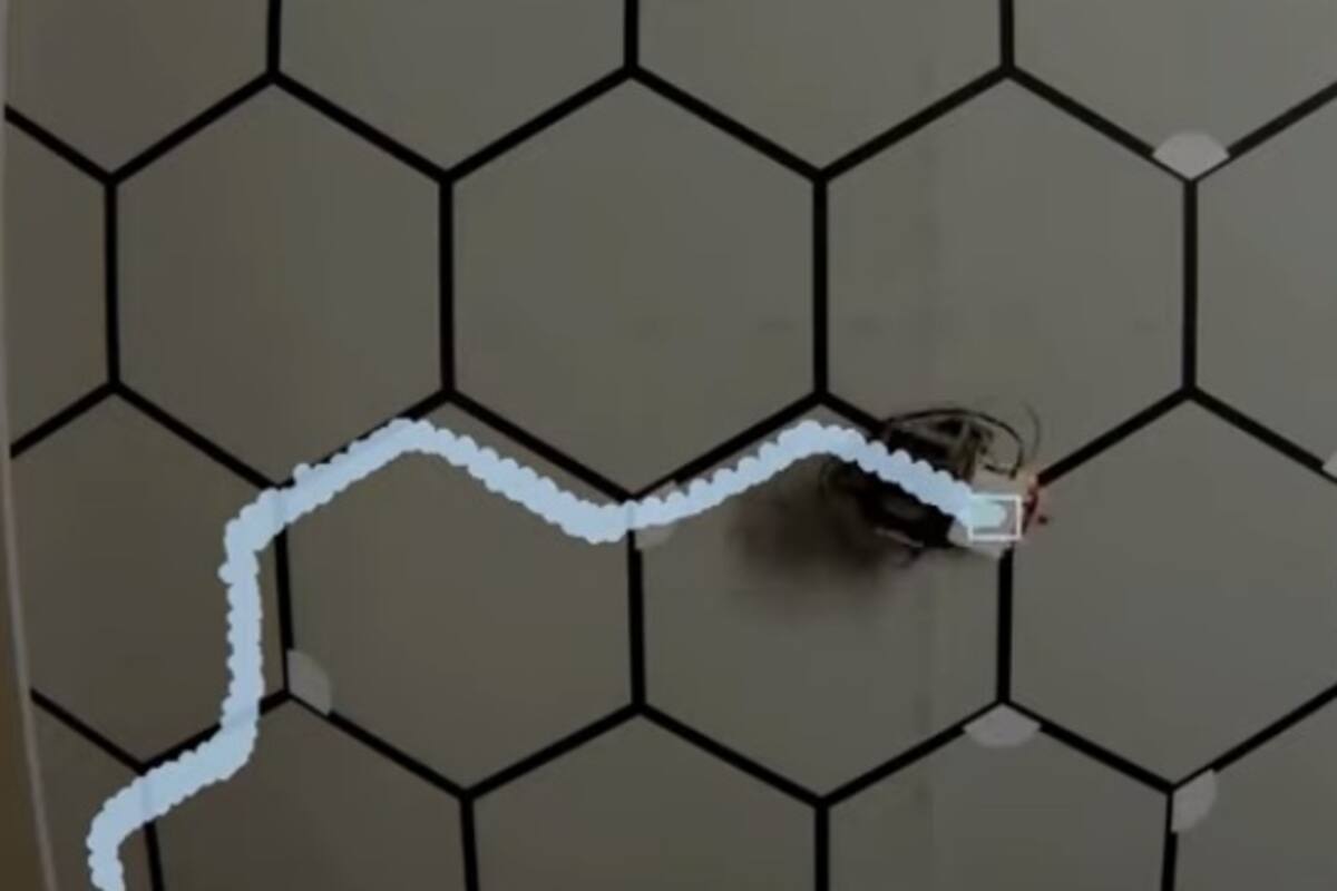 Construyen robot que aprendió a moverse solo en un laberinto