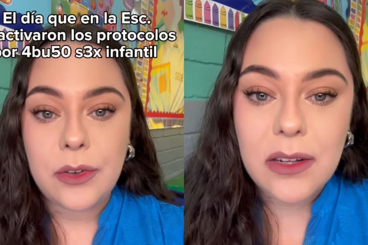 “Es una cosa desagradable y espero que ningún maestro tenga que activar este tipo de protocolos”: Maestra de preescolar relata cómo se activó un protocolo por presunto abuso en su escuela y genera debate en redes.