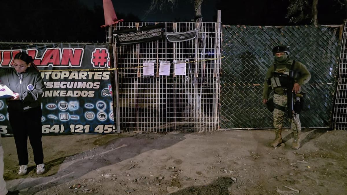 Dos de las unidades localizadas contaban con reporte de robo vigente. Foto: Border Zoom