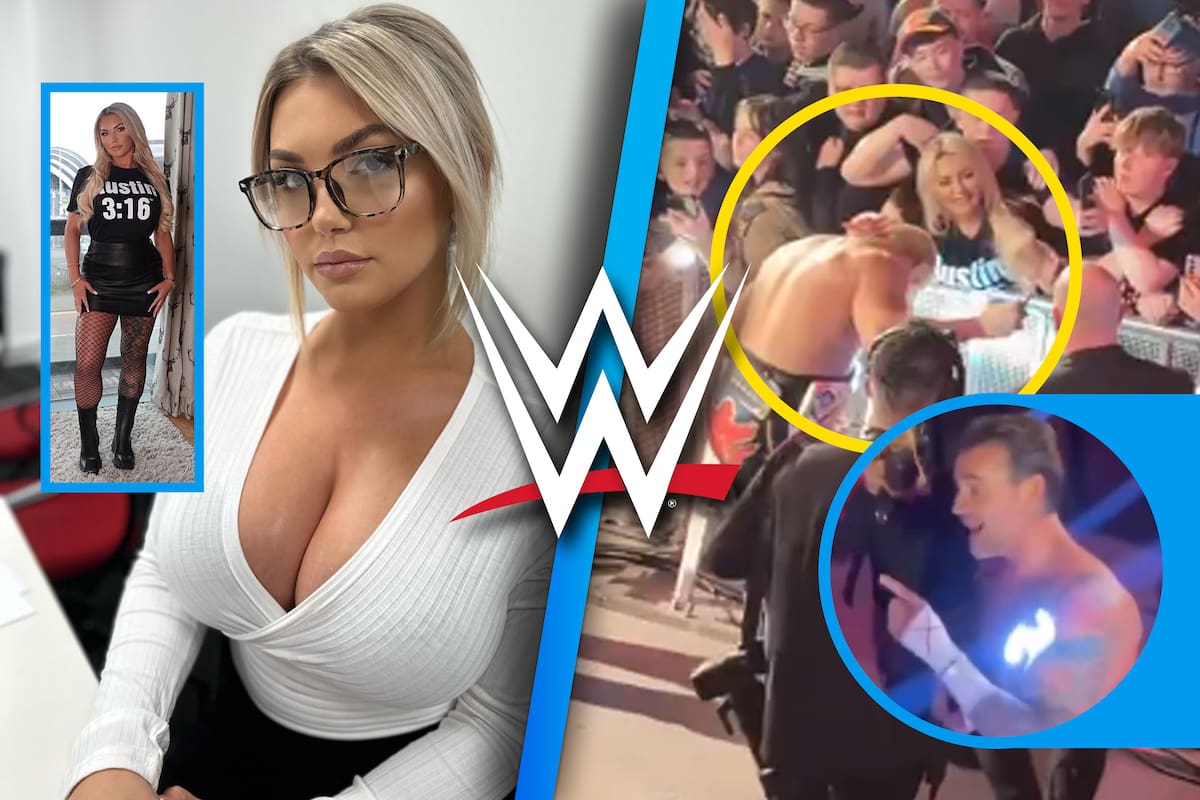 Modelo de OnlyFans acosó y manoseó a luchadores de la WWE en Glasgow
