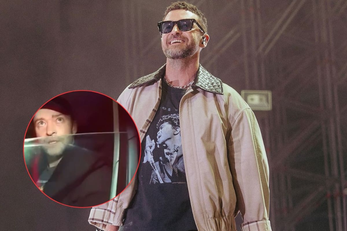 Filtran imágenes del momento exacto en que Justin Timberlake es arrestado por conducir intoxicado, material que habría intentado evitar que saliera a la luz