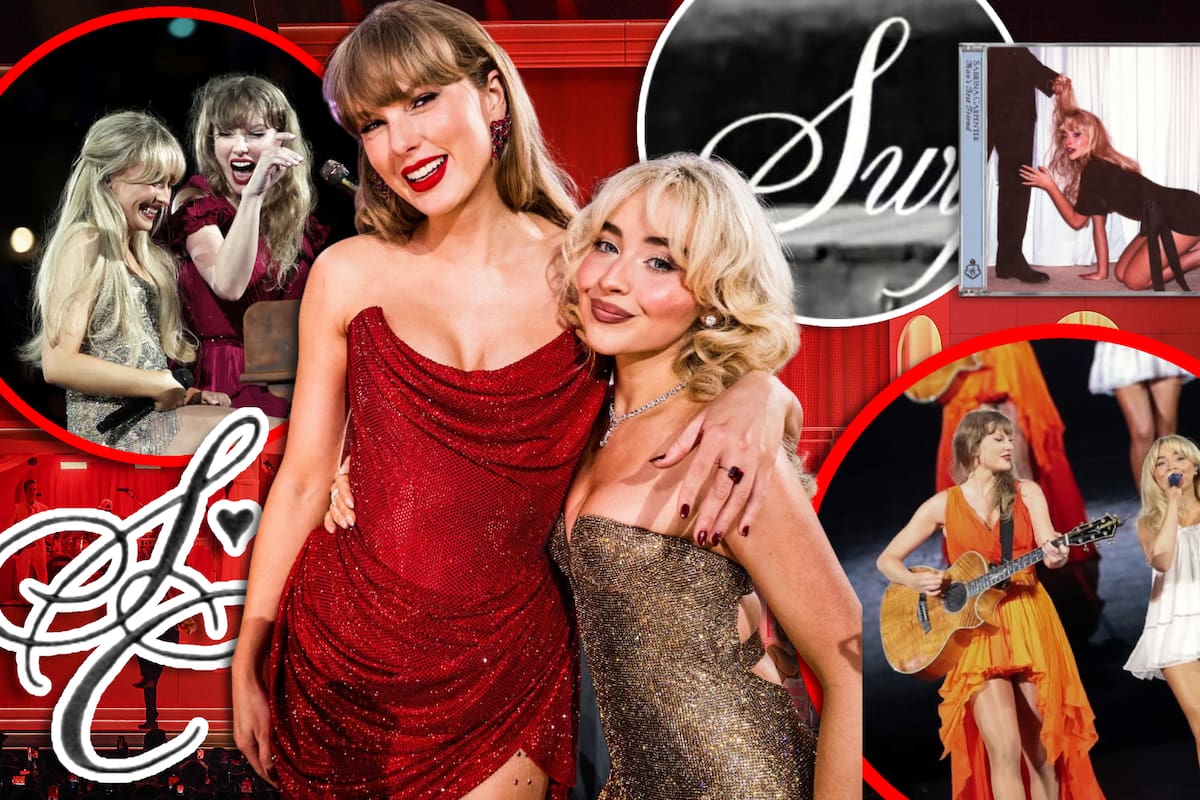 Taylor Swift dejó una pista que apunta a una colaboración con Sabrina Carpenter: Estas son las teorías de sus fans