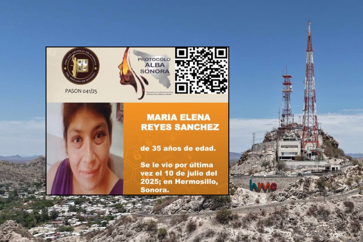 Buscan a mujer embarazada con discapacidad, desaparecida en Hermosillo desde el pasado 10 de julio
