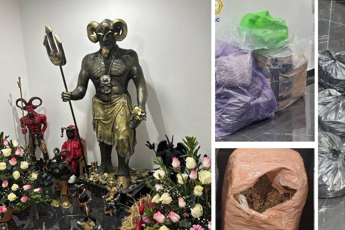 CDMX: Aseguran droga y altares a Satanás tras cateo y captura de presunto miembro de la Unión Tepito.