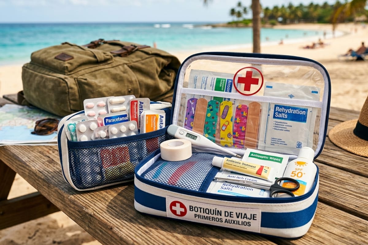 ¿Vas de viaje? Esto es lo que no puede faltar en tu botiquín básico de emergencias