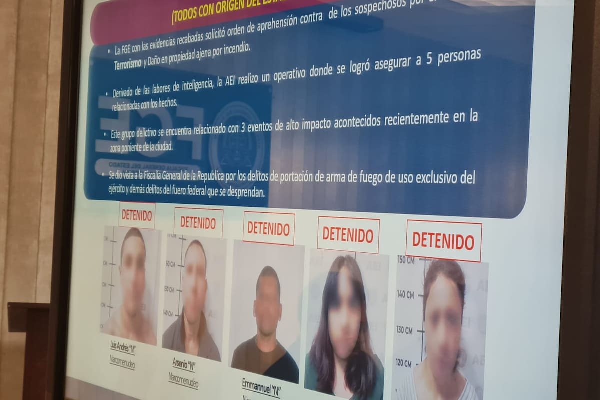 Arrestan a 5 por bomba Molotov en antro
