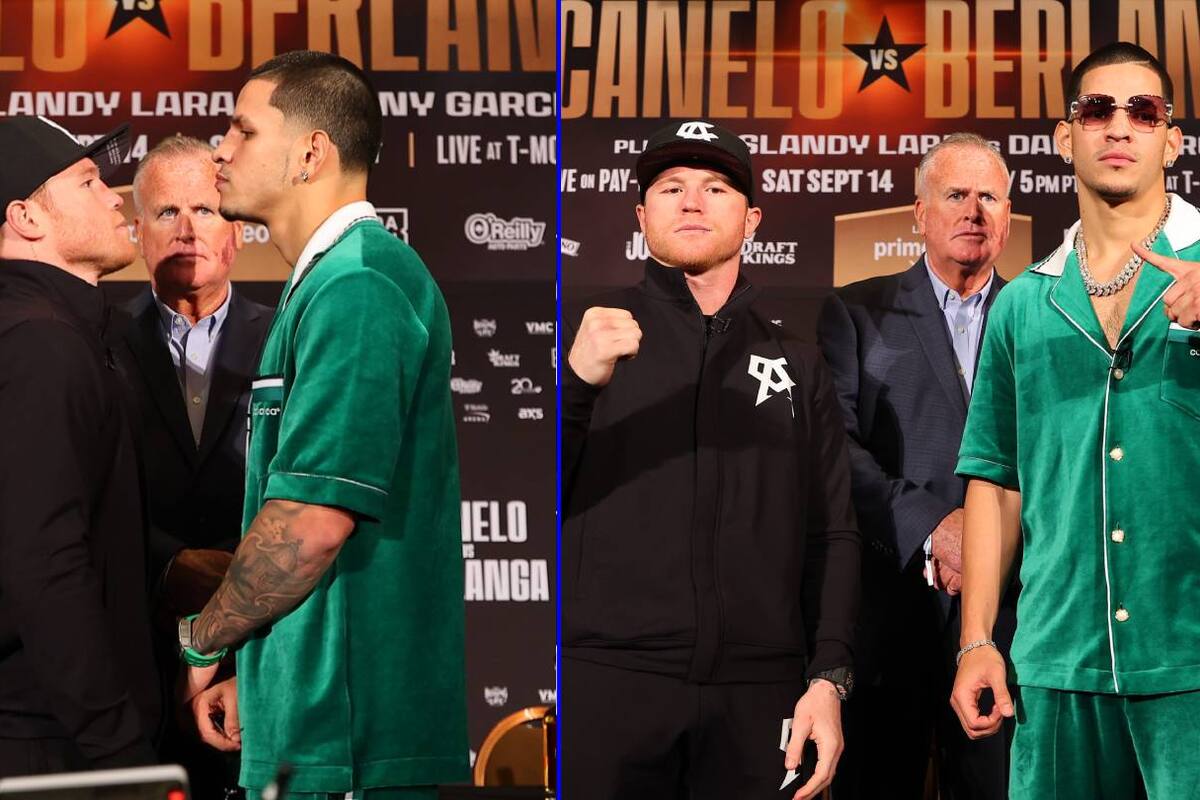 'Canelo' y Berlanga cumplen con el peso y se declaran listos para su pelea del 14 de septiembre