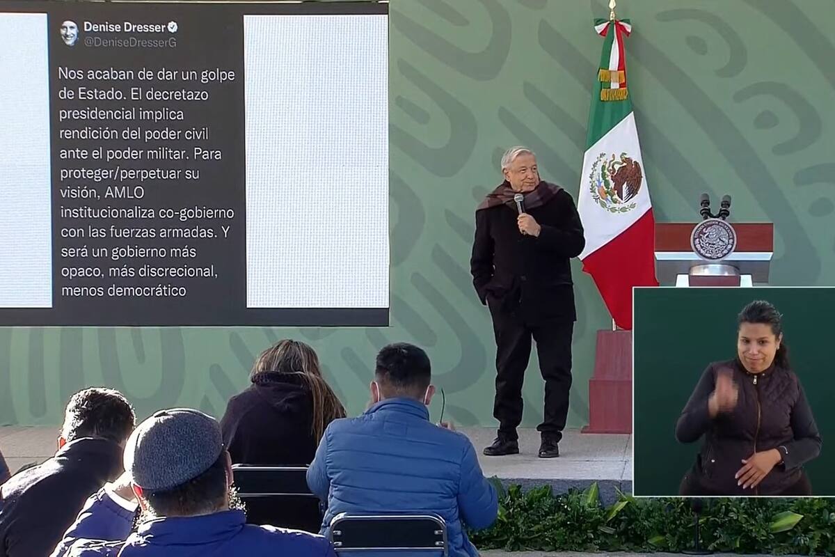 "No se midió, da clases en el ITAM, pobres muchachos": AMLO sobre Denise Dresser y el "golpe de estado"