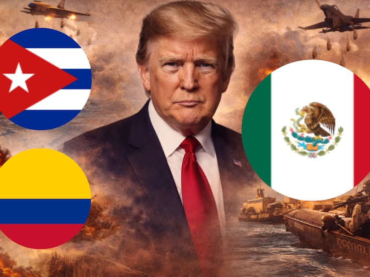 Tras sus declaraciones sobre el control de los cárteles en México, Trump extiende su narrativa y deja a Colombia y Cuba dentro de su agenda regional de seguridad