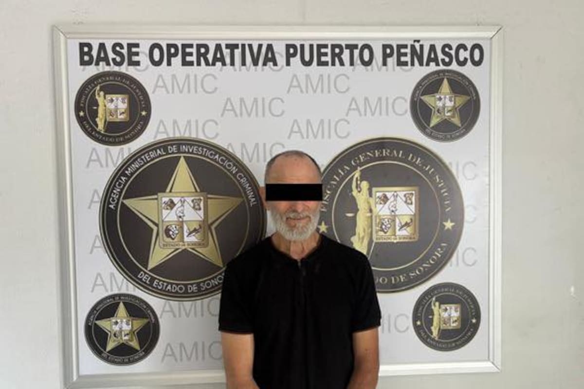 Capturan en Puerto Peñasco a prófugo estadounidense buscado por delitos de violencia grave en Arizona