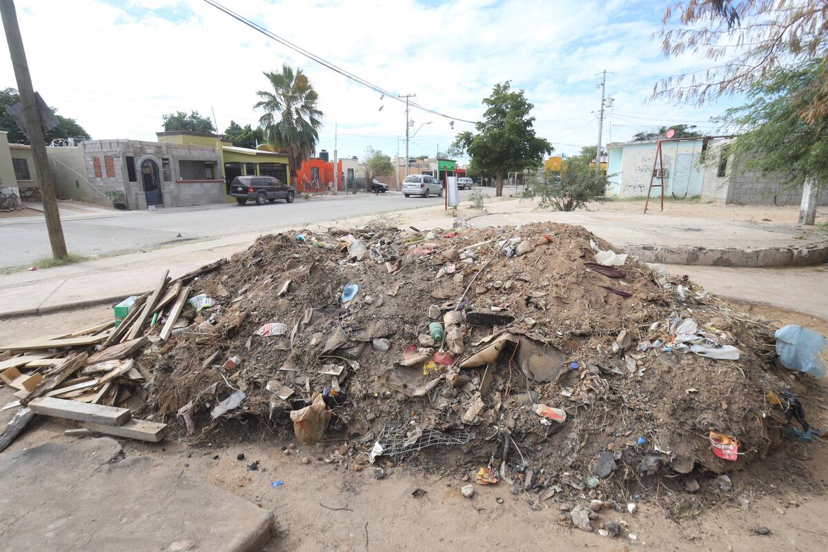 "Hasta un sanitario vinieron y dejaron"
