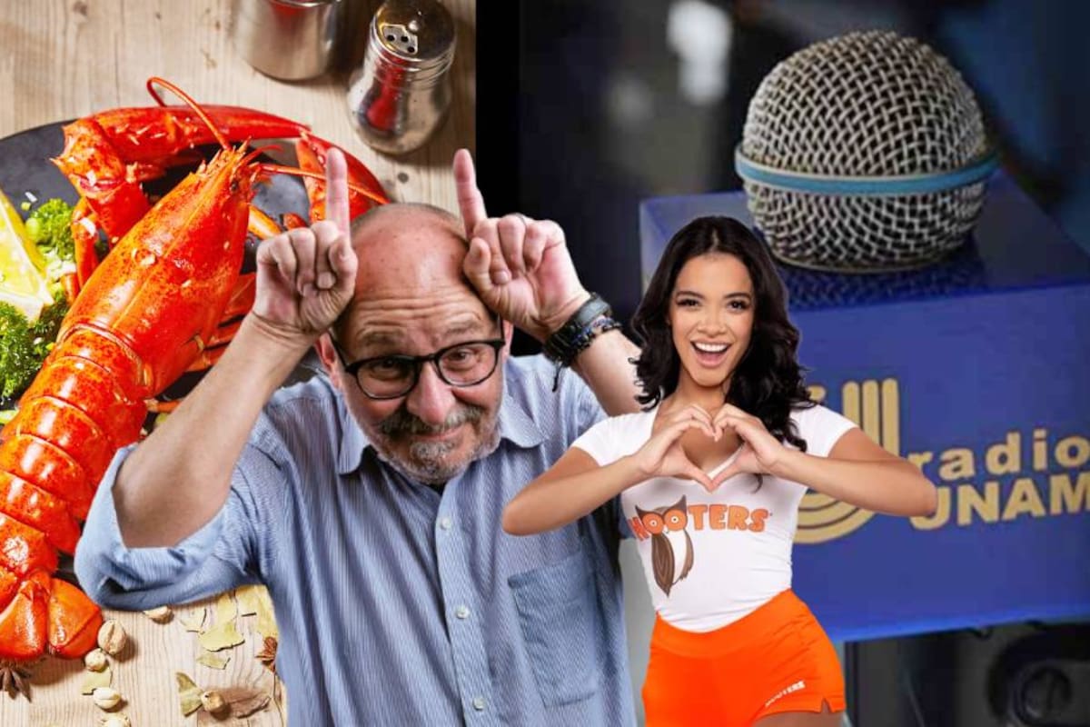 Hallan langosta y Hooters entre facturas de la UNAM por parte de su director de radio, Benito Taibo