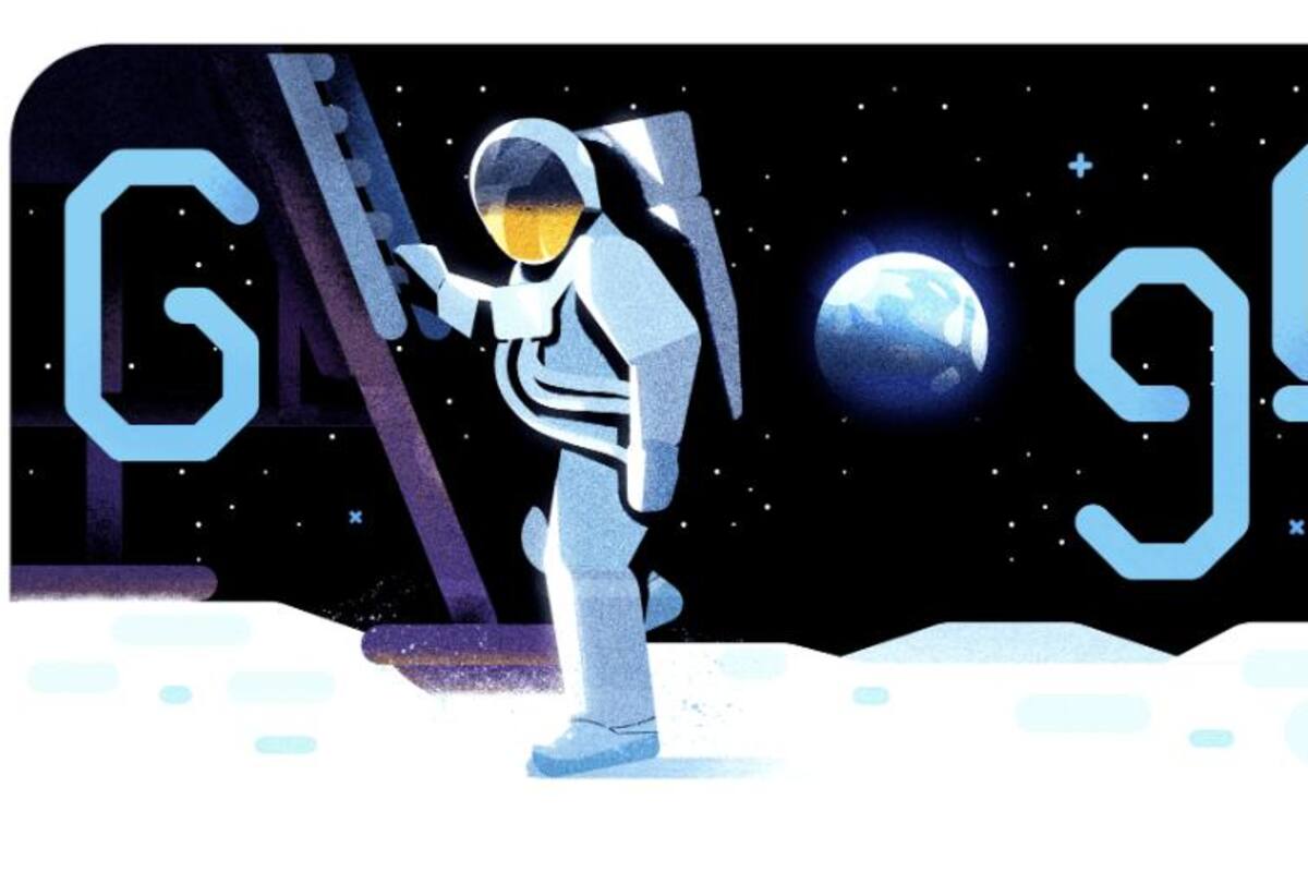 Google crea doodle para celebrar la llegada del hombre a la Luna
