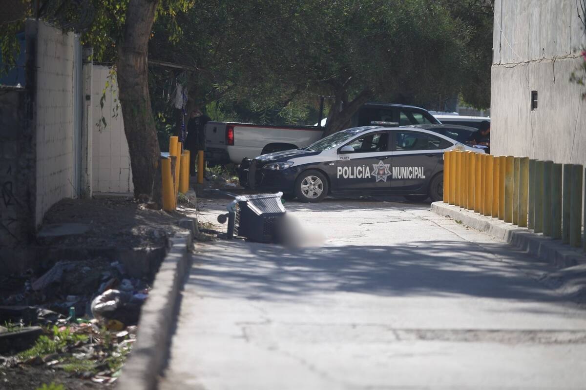 Abandonan restos en un carrito de mandado