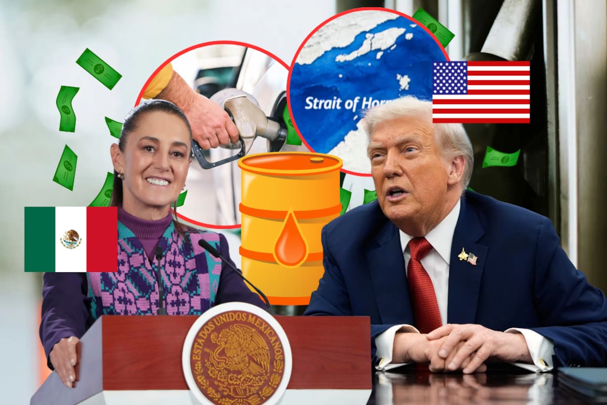 Mientras Trump elimina temporalmente una ley para facilitar el traslado de petróleo dentro de EEUU y evitar que suba la gasolina por guerra en Irán, Sheinbaum baja impuestos en México para contener el impacto