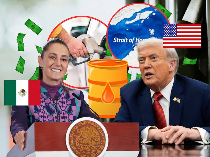 Mientras Trump elimina temporalmente una ley para facilitar el traslado de petróleo dentro de EEUU y evitar que suba la gasolina por guerra en Irán, Sheinbaum baja impuestos en México para contener el impacto