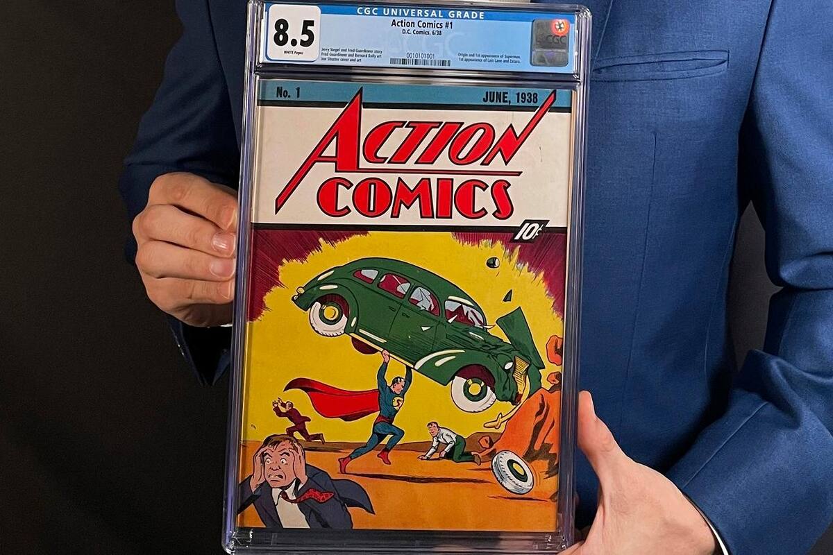 Cómic de Superman se vende por 3.25 mdd