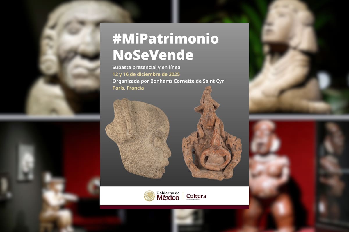 México denuncia venta de 48 piezas prehispánicas en París y exige detener subasta